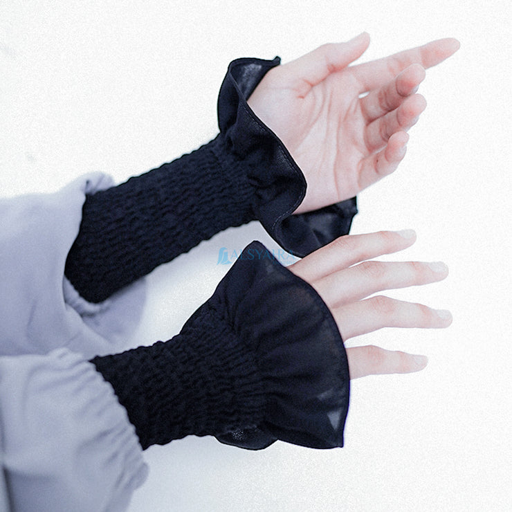 Manset Handsock Queen Wrinkle Jetblack Alsyahra Exclusive