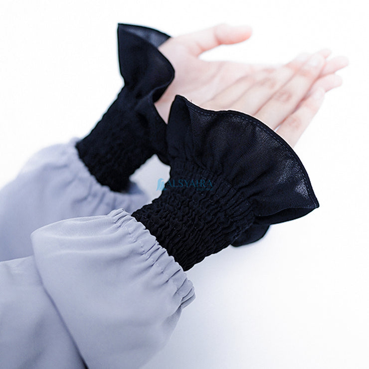 Manset Handsock Queen Wrinkle Jetblack Alsyahra Exclusive