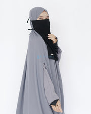 Mask Cadar Tali Himayah Sifon Jetblack Alsyahra Exclusive