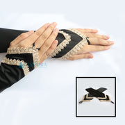 Alsyahra Exclusive Manset Handsock Cincin Motif Halimah Duo