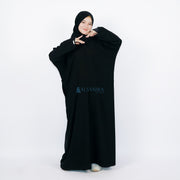 Abaya Gamis New Hurun In Jetblack Alsyahra Exclusive