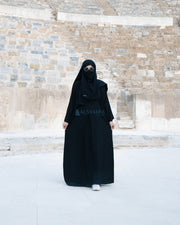 Abaya Gamis New Hurun In Jetblack Alsyahra Exclusive