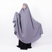 Set Khimar Syari Haramain Niqab Bandana Non Pet Luxury Wolfis Alsyahra Exclusive