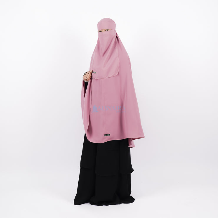 Set Khimar Non Pet Niqab Bandana XXL Luxury Wolfis