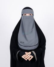 Niqab Bandana Ikhfa 2 layer Sifon Premium Alsyahra Exclusive