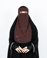 Niqab Bandana Ikhfa 2 layer Sifon Premium Alsyahra Exclusive