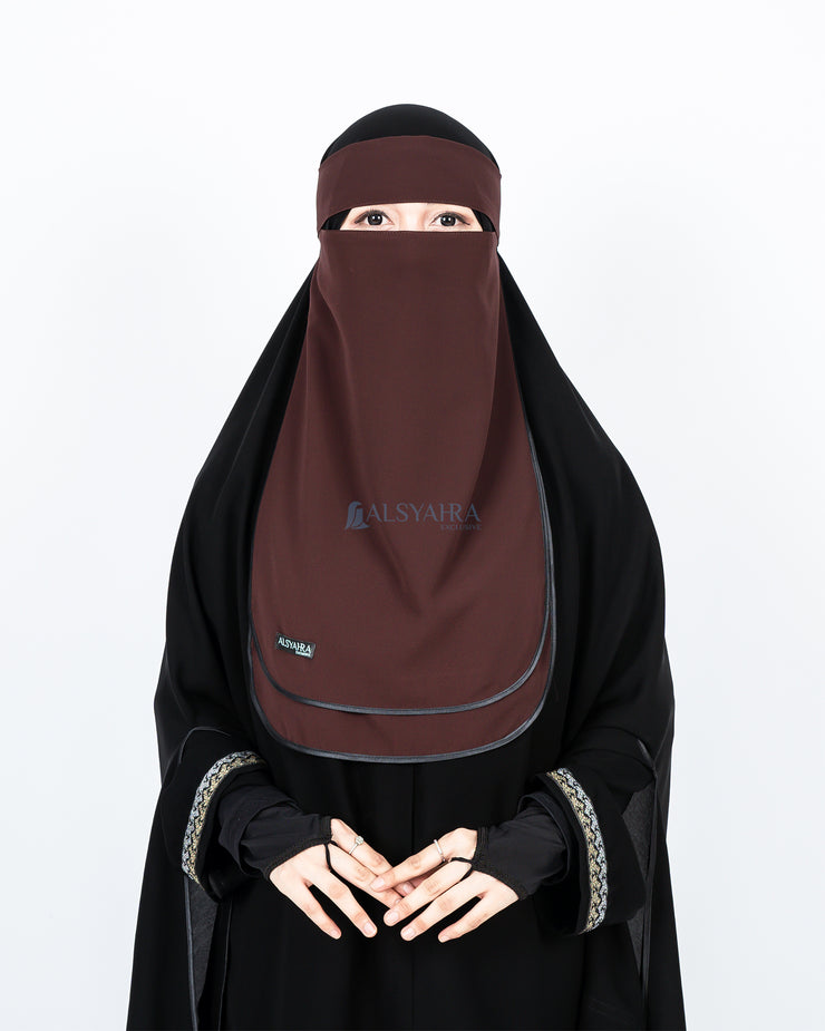 Niqab Bandana Ikhfa 2 layer Sifon Premium Alsyahra Exclusive