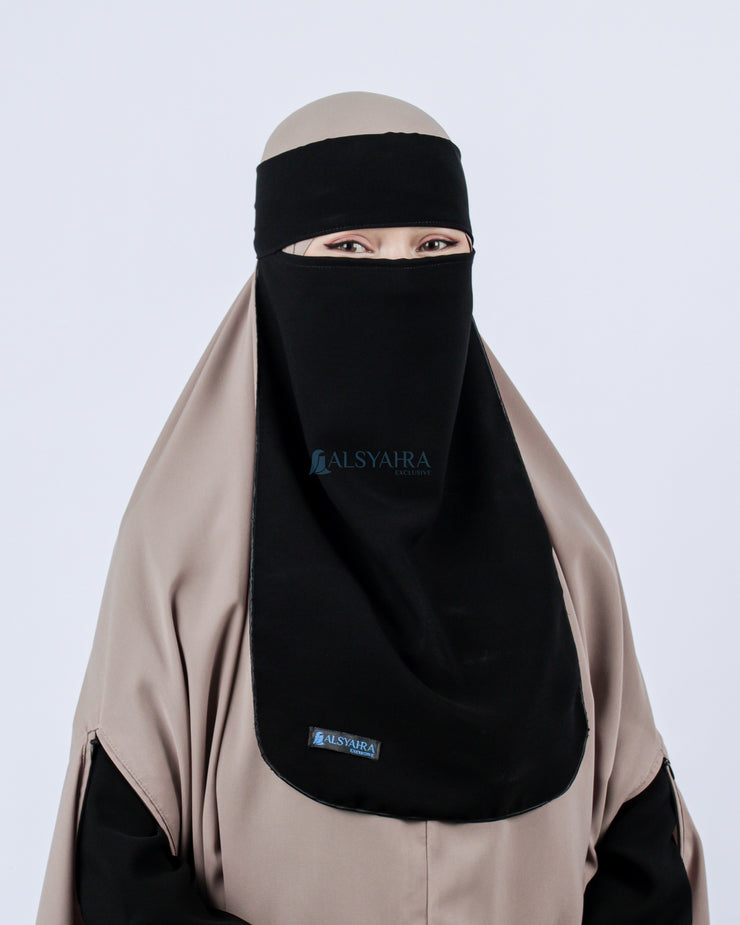 Niqab Bandana Jetblack Edition Alsyahra Exclusive