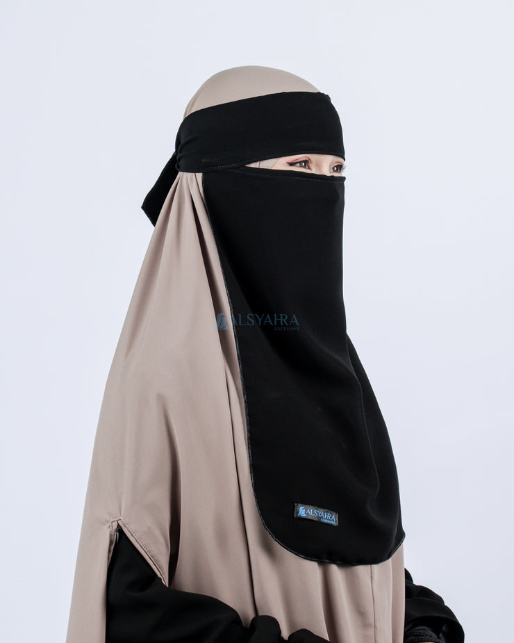 Niqab Bandana Jetblack Edition Alsyahra Exclusive