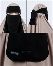 Niqab Bandana Jetblack Edition Alsyahra Exclusive