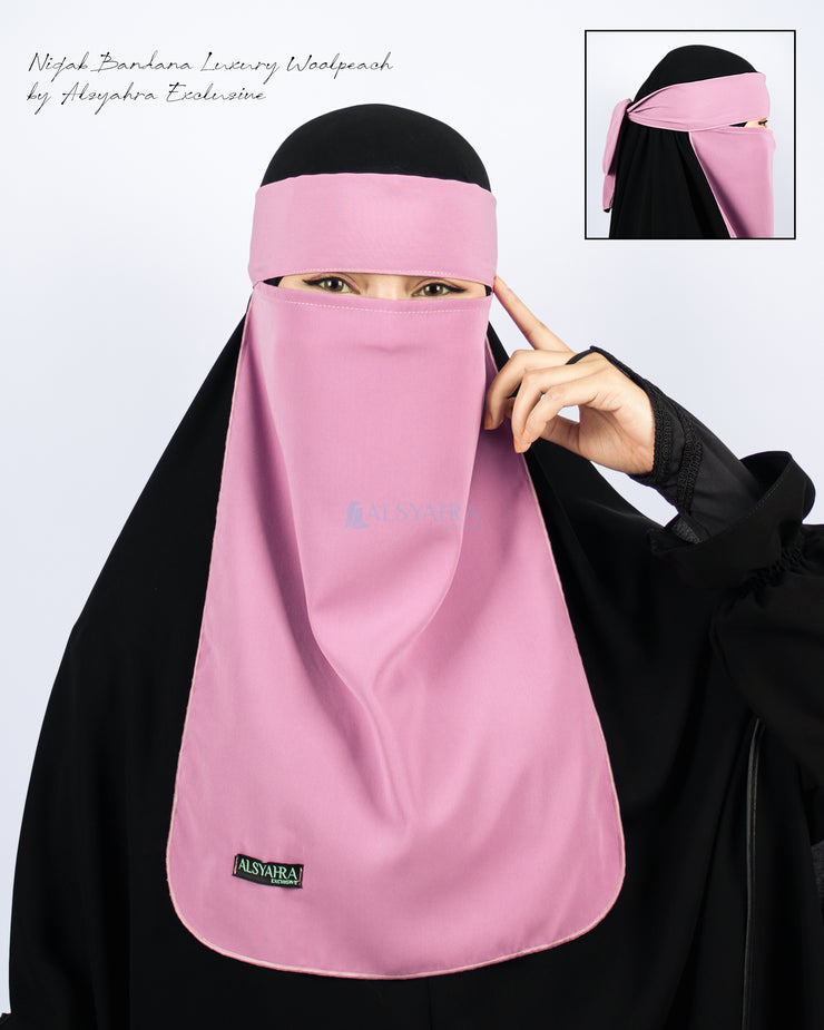 Niqab Cadar Bandana Alsyahra Luxury Wolfis