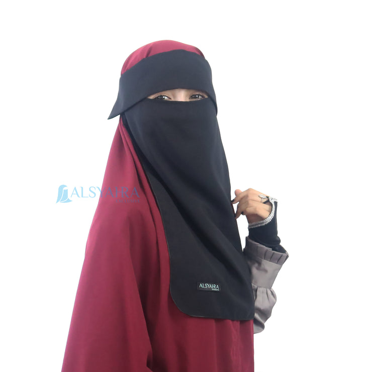 Alsyahra Exclusive Niqab Bandana Poni Luxury Wolfis