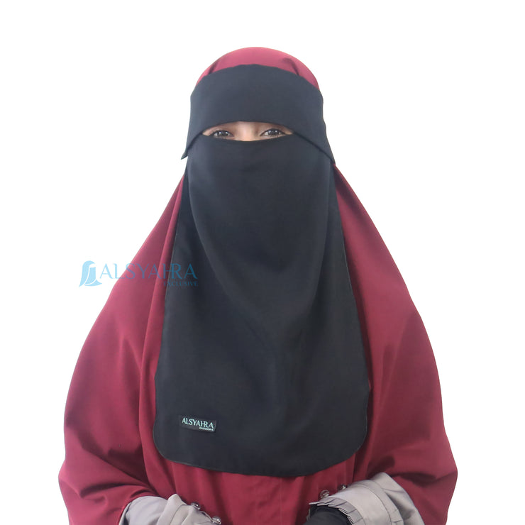 Alsyahra Exclusive Niqab Bandana Poni Luxury Wolfis