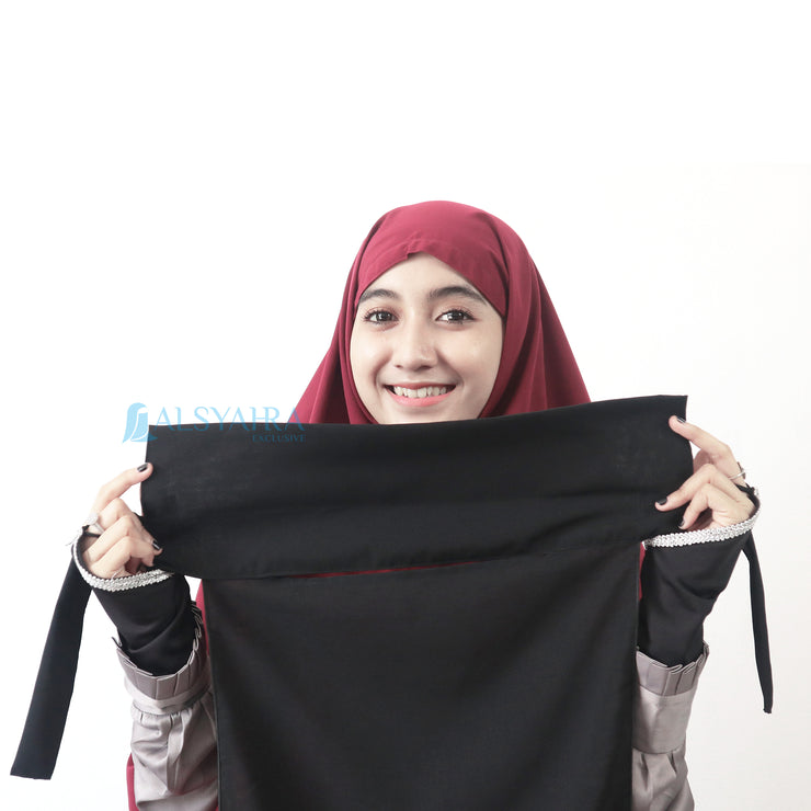 Alsyahra Exclusive Niqab Bandana Poni Luxury Wolfis