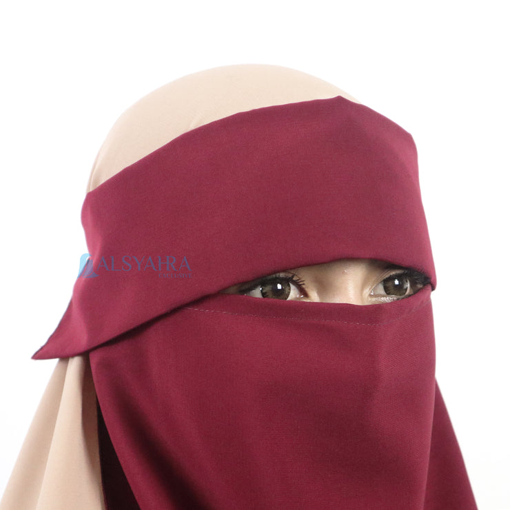 Alsyahra Exclusive Niqab Bandana Poni Luxury Wolfis