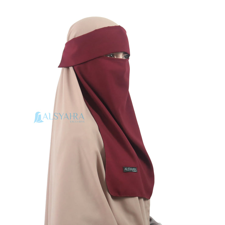 Alsyahra Exclusive Niqab Bandana Poni Luxury Wolfis
