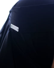 Niqab Bandana Pulldown Sifon Silk Jetblack Alsyahra Exclusive