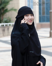 Alsyahra Exclusive Niqab Poni Pulldown Sifon Premium