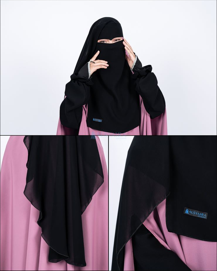 Alsyahra Exclusive Yaman Eagle Eyes Sifon Silk Jetblack