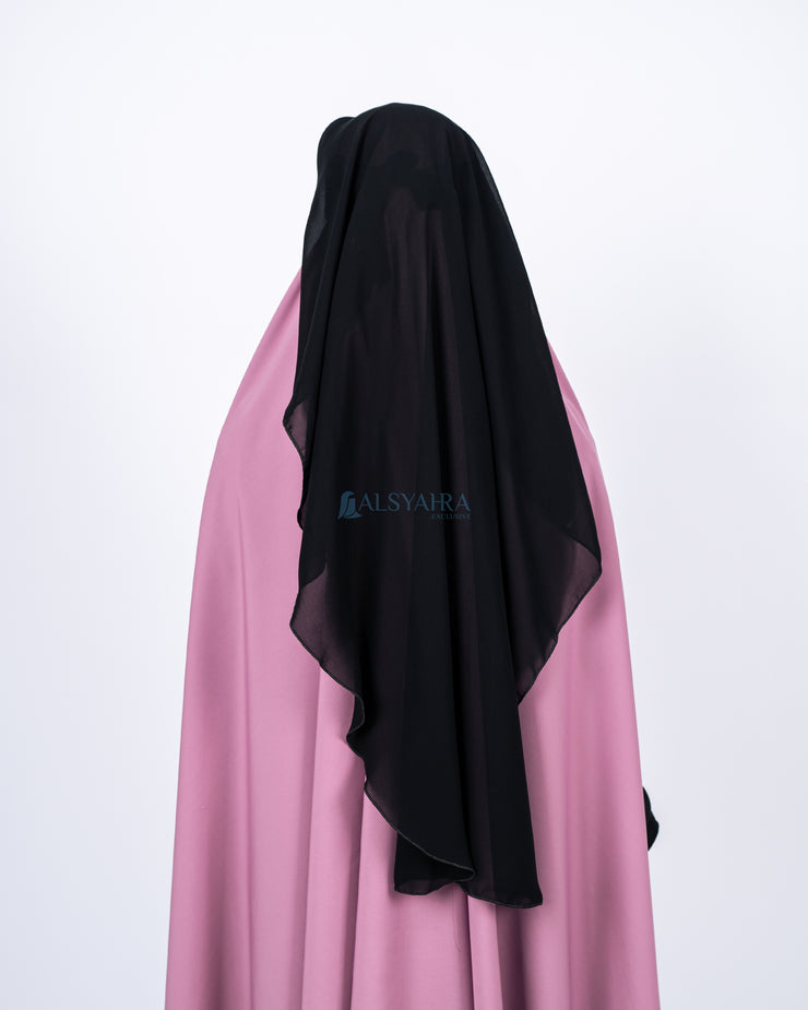 Alsyahra Exclusive Yaman Eagle Eyes Sifon Silk Jetblack