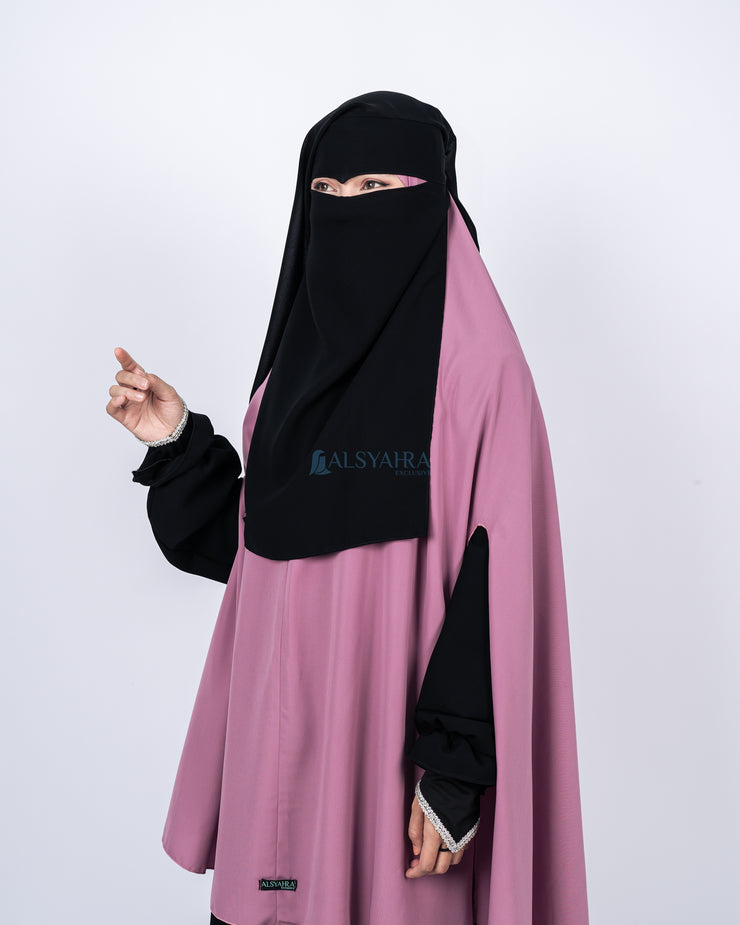Alsyahra Exclusive Yaman Eagle Eyes Sifon Silk Jetblack
