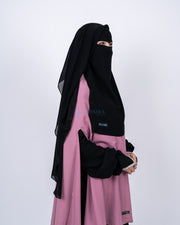 Alsyahra Exclusive Yaman Eagle Eyes Sifon Silk Jetblack