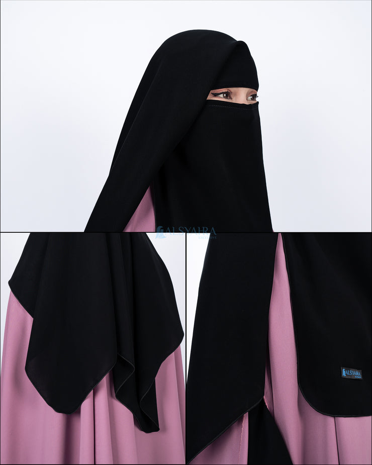 Niqab Yaman Jetblack Alsyahra Exclusive