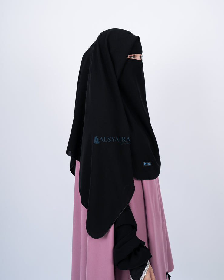 Niqab Yaman Jetblack Alsyahra Exclusive