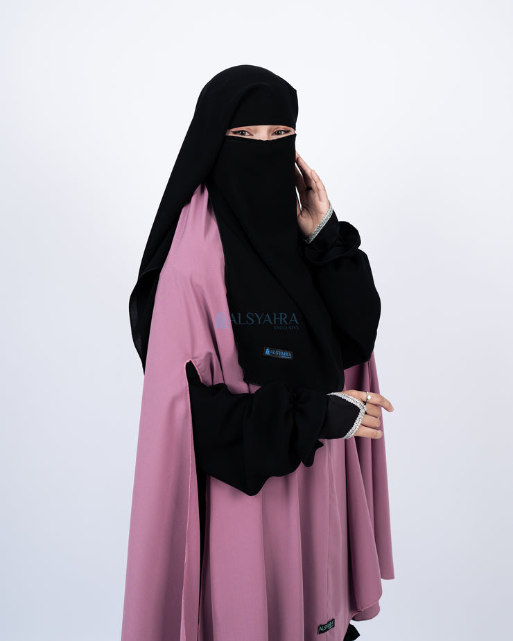 Niqab Yaman Jetblack Alsyahra Exclusive