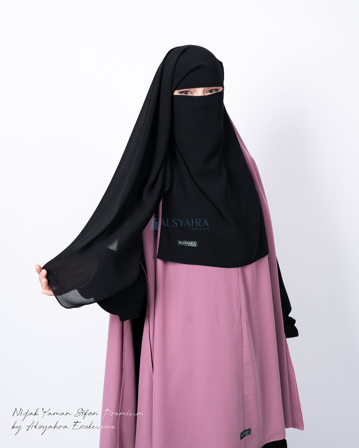 Alsyahra Exclusive Niqab Yaman Sifon Premium