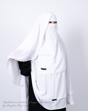 Niqab Yaman Walimah 2 Layer Sifon Premium Alsyahra Exclusive