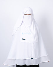 Niqab Yaman Walimah 2 Layer Sifon Premium Alsyahra Exclusive