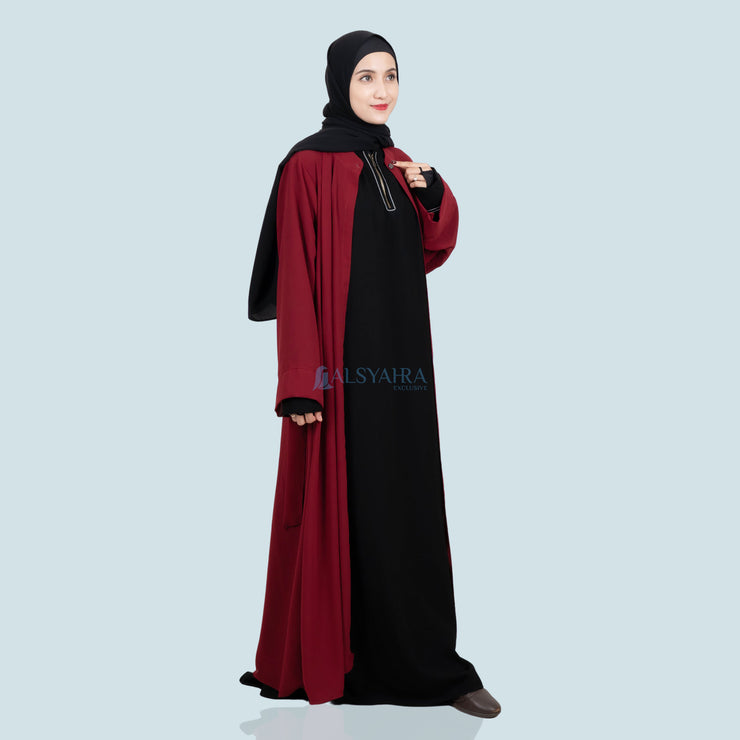 Long Outer Syari Cardigan Humaira Premium by Alsyahra Exclusive