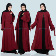 Long Outer Syari Cardigan Humaira Premium by Alsyahra Exclusive