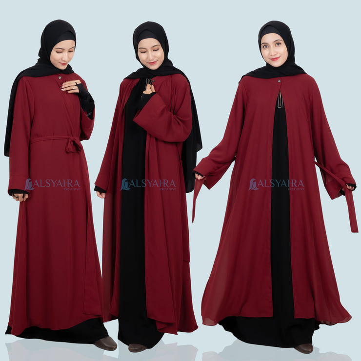 Long Outer Syari Cardigan Humaira Premium by Alsyahra Exclusive