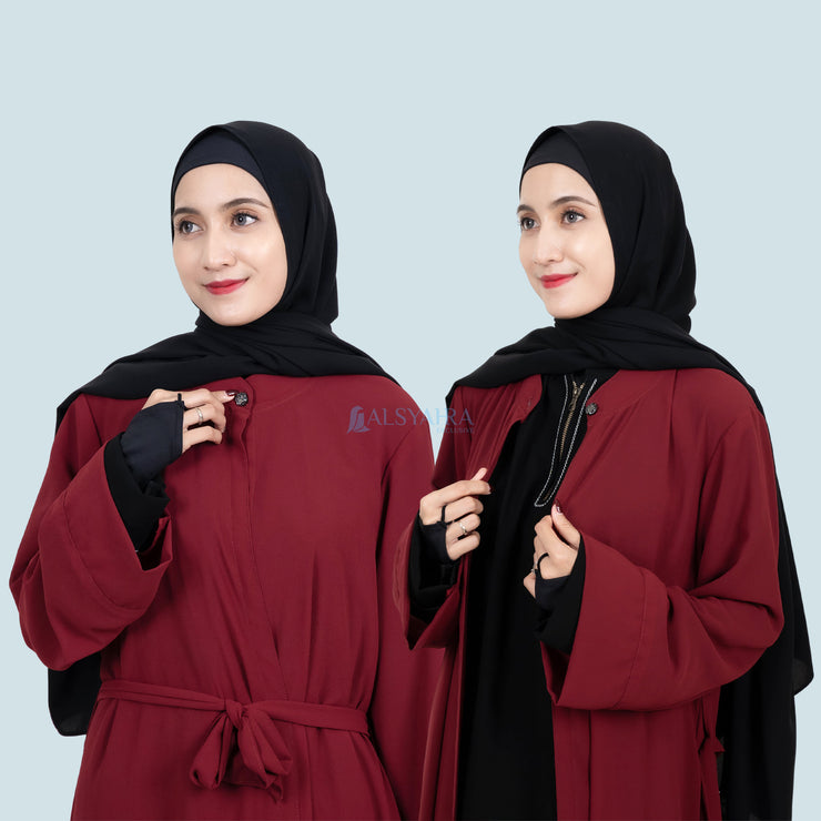 Long Outer Syari Cardigan Humaira Premium by Alsyahra Exclusive