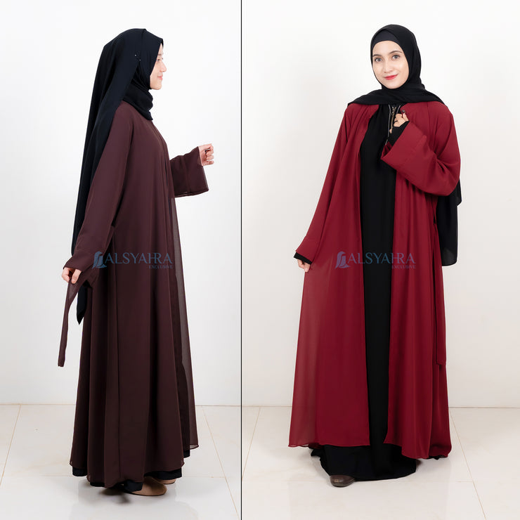 Long Outer Syari Cardigan Humaira Premium by Alsyahra Exclusive
