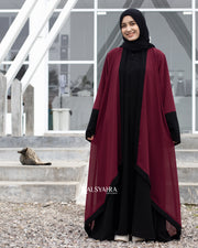 Long Outer Syari Cardigan Alia 2 Material Size L by Alsyahra Exclusive