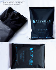 Gamis Abaya Mediterania Sifon Silk Jetblack by Alsyahra Exclusive