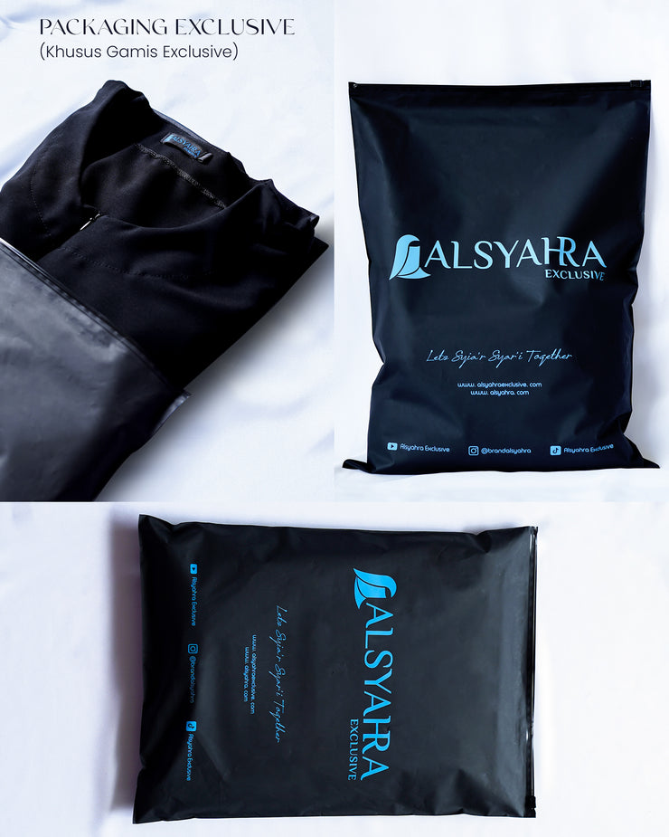 Gamis Abaya Mediterania Sifon Silk Jetblack by Alsyahra Exclusive