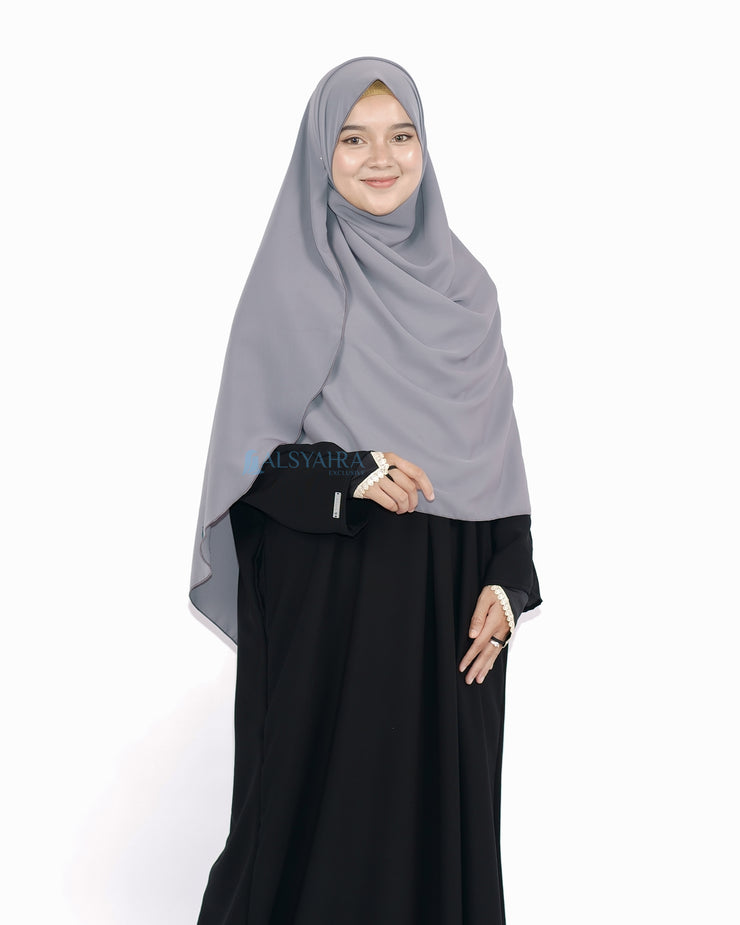 Set Pasmina Syari Hurun In Cadar Tali Size M Luxury Wolfis Alsyahra Exclusive