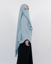 Set Pasmina Syari Hurun In Cadar Tali Size XL Luxury Wolfis Alsyahra Exclusive