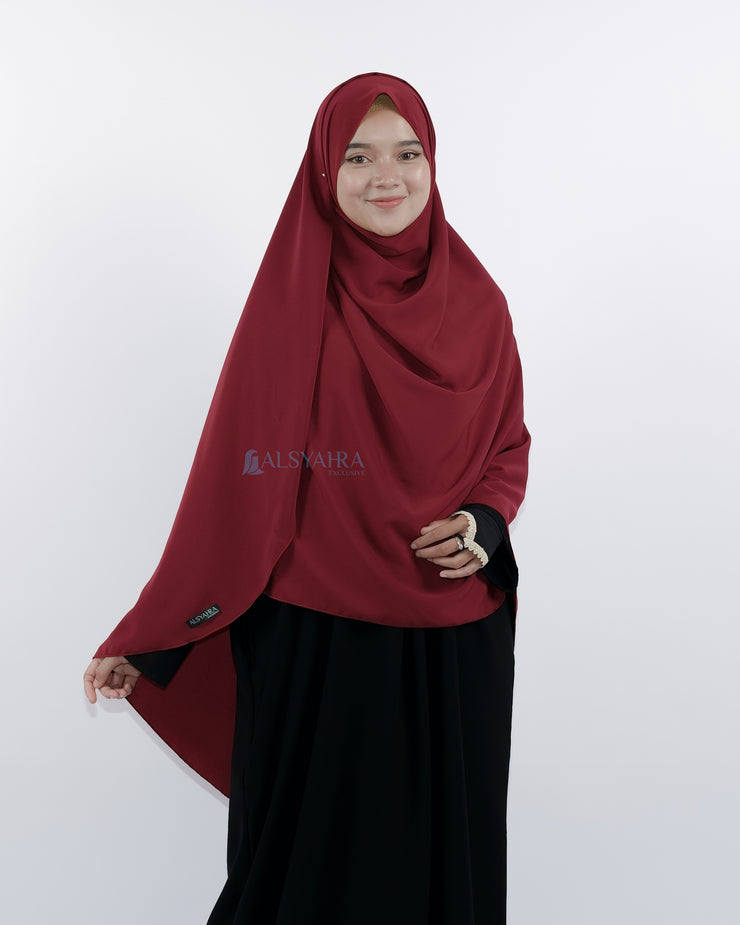 Set Pasmina Syari Hurun In Cadar Tali Size L Luxury Wolfis Alsyahra Exclusive