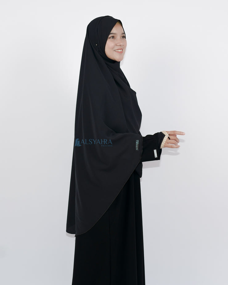 Set Pasmina Syari Hurun In Cadar Tali Size L Luxury Wolfis Alsyahra Exclusive