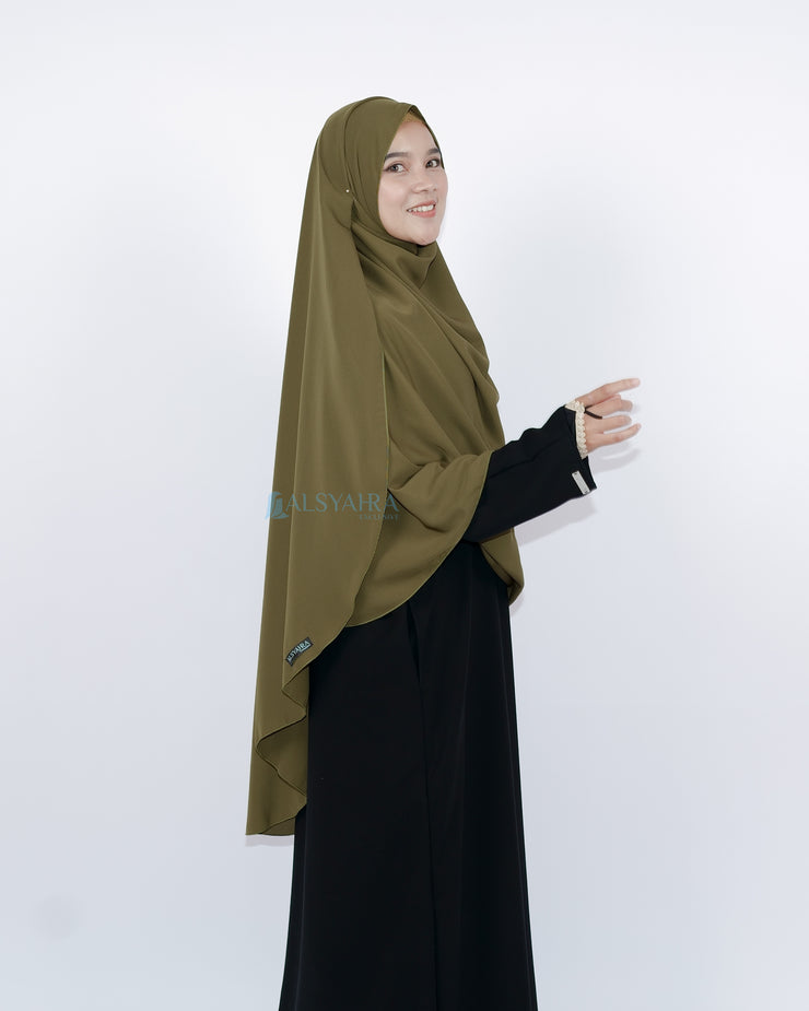 Set Pasmina Syari Hurun In Cadar Tali Size L Luxury Wolfis Alsyahra Exclusive