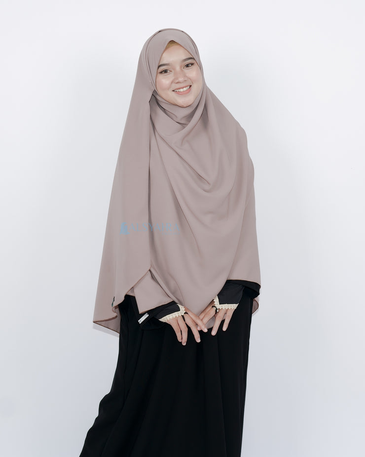 Set Pasmina Syari Hurun In Cadar Tali Size XL Luxury Wolfis Alsyahra Exclusive