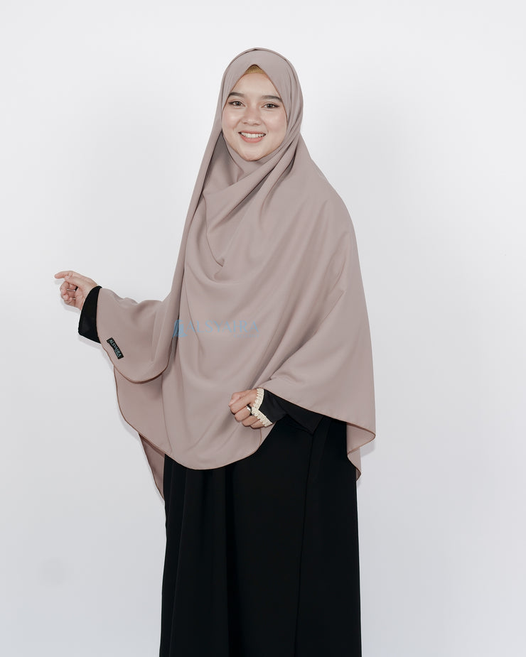Set Pasmina Syari Hurun In Cadar Tali Size XL Luxury Wolfis Alsyahra Exclusive