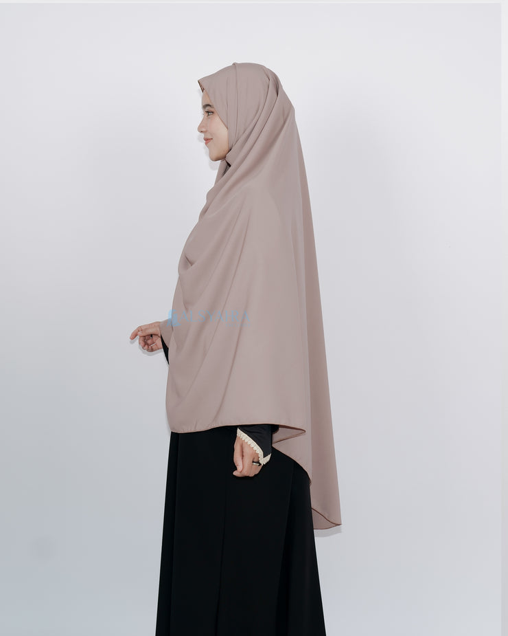 Set Pasmina Syari Hurun In Cadar Tali Size XL Luxury Wolfis Alsyahra Exclusive