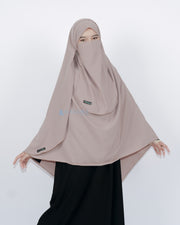 Set Pasmina Syari Hurun In Cadar Tali Size XL Luxury Wolfis Alsyahra Exclusive