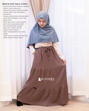 Daily Rok Syari Raiha Fancy Crinkle Alsyahra Exclusive